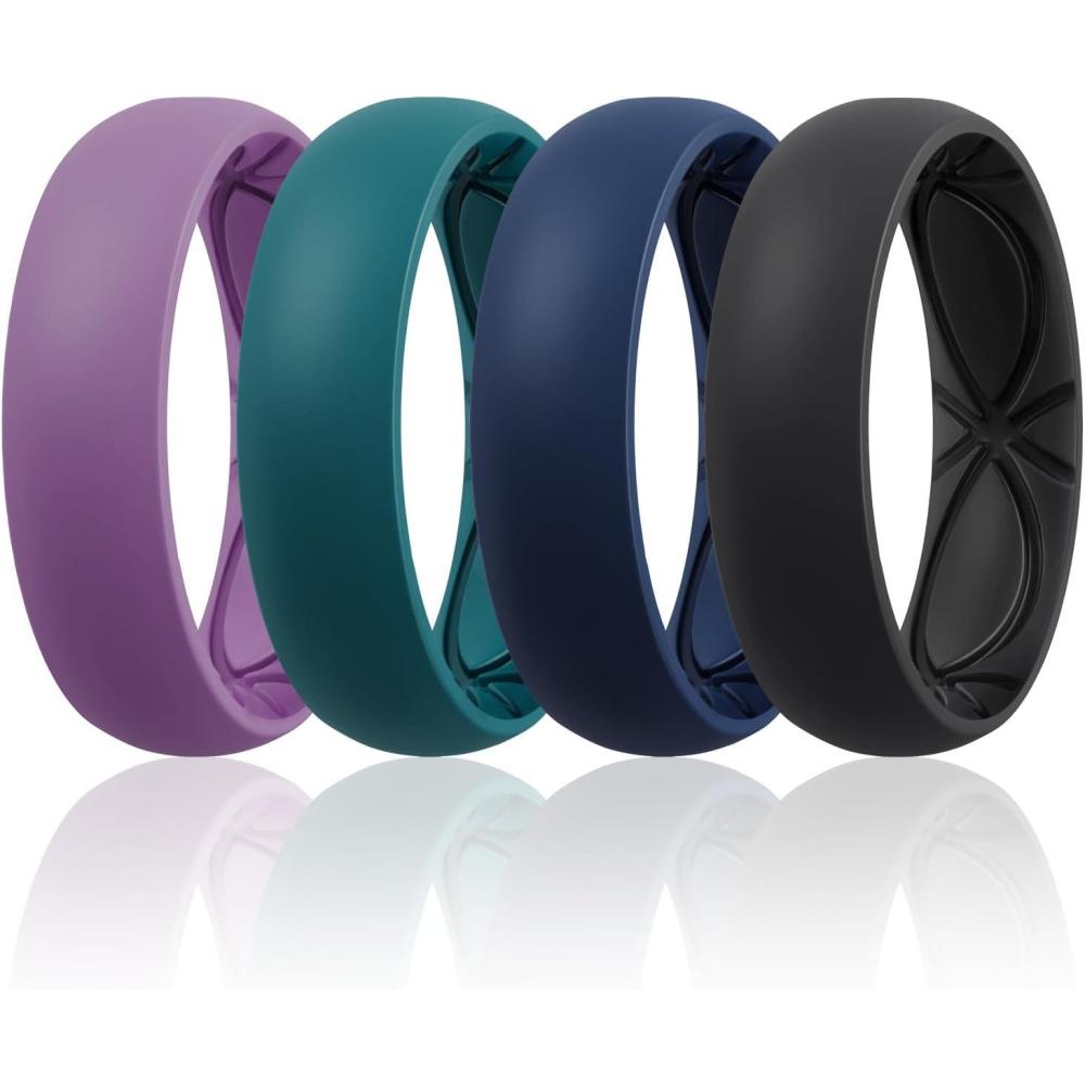Egnaro 4/5/8 Variety Multipack Ergonomic Breathable Anniversary Rings ...