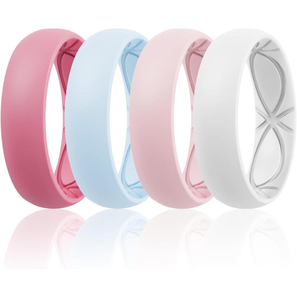 Egnaro 4/5/8 Variety Multipack Ergonomic Breathable Anniversary Rings ...