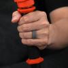 Egnaro Men’s Silicone Rings 8mm Wide 2.2mm Thick Rubber Wedding Bands, 1/4/5/6/7 Multipack of Breathable Patent-Pending Design(SETA-Black Black Black Gray Black Gray)