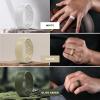 Egnaro Men’s Silicone Rings 8mm Wide 2.2mm Thick Rubber Wedding Bands, 1/4/5/6/7 Multipack of Breathable Patent-Pending Design(SETR-White Greige Navy blue Olive Green Dark Brown Black Gray Black)