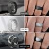 Egnaro Mens Silicone Wedding Rings 8mm x 2mm, Step Edge Rubber Engagement Bands 1/4/7 Multipack Comfort For Workout Travel(A4-Black  Black Gray  Light Gray  Black Gray Camo  Dark Silver  Dark Blue  Olive Green)