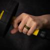 Egnaro Men’s Silicone Wedding Rings: Classic Black Style Rubber ring – Hypoallergenic for Gym/Outdoor/Gift(1/4/7 Variety Pack with Half Size)(SETQ-Olive Green)