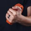 Egnaro Silicone Ring for Him with 2 Layers, Multicolor Rubber Wedding Bands with Air Flow Grooves-1/4/6/7 Variety Multipack(SETB2: Dark Silver-Black  Metallic Burgundy-Black)