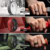 Egnaro Silicone Rings for Men 1/4/5/6/7 Multipack of Breathable Mens Silicone Rubber Wedding Rings Bands – Step Edge(SETF12-Black  Dark Gray-White  Dark Foliage Green-Coral Orange  Dark Foliage Green-Black  Klein Blue-Black  Red-Black  Black-Dark Gray)