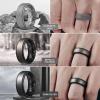 Egnaro Silicone Rings for Men 1/4/5/6/7 Multipack of Breathable Mens Silicone Rubber Wedding Rings Bands – Step Edge(SETF1-Light Gray  Metallic Platinum Black  Metal Black Gray Black  Black  Black Gray  Black Gray Camo Black  Metallic Silver Black)
