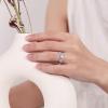 Egnaro Women’s Band Rings, Silicone Inner Arc Ergonomic Breathable Design with half sizes, Rubber Wedding Bands，5.5mm Wide-2mm Thick(C4-White  Marble  Peach Pink  Lilac Purple  Sky Blue  light purple-blue  Jade Green  Black)