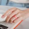 Egnaro Women’s Band Rings, Silicone Inner Arc Ergonomic Breathable Design with half sizes, Rubber Wedding Bands，5.5mm Wide-2mm Thick(SETE1-Bronze White Metallic Silver Light Red Camo Rose Gold Pink Camo Marble)