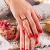 Egnaro Women’s Band Rings, Silicone Inner Arc Ergonomic Breathable Design with half sizes, Rubber Wedding Bands，5.5mm Wide-2mm Thick(SETH1-Christmas Camo)