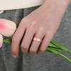 Egnaro Women’s Band Rings, Silicone Inner Arc Ergonomic Breathable Design with half sizes, Rubber Wedding Bands，5.5mm Wide-2mm Thick(SETR-Black  White  Faint Red  Whitepink  Ivory  Rose Gold  Black Gray  Mint Green)