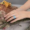Egnaro Women’s Bridal Rings Sets, 6mm Wide, 2mm Thick, Silicone Wedding Rubber Band with Half Size, Inner Arc Ergonomic Breathable Design(SETC9-Wheat Yellow  Honey Red  Cool Blue  Oceanic Blue  Misty Purple)