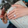 Egnaro Women’s Bridal Rings Sets, 6mm Wide, 2mm Thick, Silicone Wedding Rubber Band with Half Size, Inner Arc Ergonomic Breathable Design(SETJ-White)