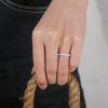 Egnaro Women’s Bridal Rings Sets, Thin and Stackable Rings Silicone Women Wedding Bands，Rubber Promise Rings for Gift, Anniversary Ring for Work Out- 2.5mm Width – 1.8mm Thick(4-Bronze White Silver Light Pink Marble Rose Gold Black Glamour)