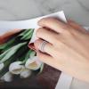 Egnaro Women’s Bridal Rings Sets, Thin and Stackable Rubber Rings Women Wedding Bands – 2.5mm Width – 1.8mm Thick(A1-White Gray  Lavender  Dark Nude  White  Peachy Pink)