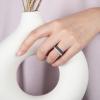 Egnaro Women’s Bridal Rings Sets, Thin and Stackable Rubber Rings Women Wedding Bands – 2.5mm Width – 1.8mm Thick(A7-Peachy Pink  Crimson  Black  Black Gray  Cool gray  Lavender  White  Grape Purple)