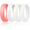 SETB-Faint Red  White Silver Glitter  Ivory  White