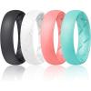 SETC4-Black  White Silver Glitter  Faint Red  Mint Green