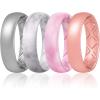 Setb4-metallic Silver  Marble  Pink Camo  Light Rose Gold