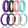 SETB8-Purple Sparkle  Black Sparkle  Faint Red  Mint Green