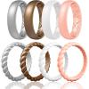SETE1-Metallic Silver  Bronze  White  Light Rose Gold