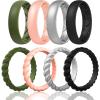 SETE2-Olive Green  Light Rose Gold  Metallic Silver  Black