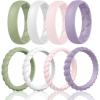 SETE3-Mist Green  White  Whitepink  Light Purple