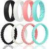 SETE6-Black  Ivory  Faint Red  Mint Green