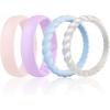 SETG2-White  Lilac Purple  Light Blue  Metallic Pearl White