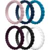 B2-Peachy Pink  Dark Blue  Grape Purple  Black  White  Blue Jewel
