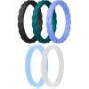 SETC2-Black  Emerald Green  light purple-blue  Sky Blue  White