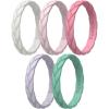 SETA2-Ivory  White Pink  Faint Red  Light Purple  Green