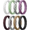 SETC5-Orchid Haze  Frost Gray  Mist Green  Khaki Brown  Grape Purple  Black  Silver  White