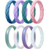 SETC6-Faint Red  Dream Purple  Emerald Green  Blue Jewel  Peal White  Metallic Starry Purple  Light Green Sparkle  Metallic Green