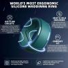 Egnaro Men’s Silicone Rings 10mm Wide 2.5mm Thick, Rubber Wedding Bands with Inner Arc Ergonomic Breathable Design, 1/4/5/7 Variety Multipack(SETH-Light Gray Maroon Emerald Green deep blue Dark Brown Black Gray Black)