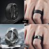 Egnaro Men’s Silicone Wedding Rings: 1/4/6/7 Multipack Rubber Wedding Bands with Inner Arc Ergonomic Breathable Design for Gym/Outdoor/Gift(SETC5-Black Light Gray Twilight Blue Black Gray-Black Camo)