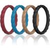 SETF-Crimson Light Brown Blue Jewel Black