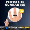 Egnaro Inner Arc Ergonomic Breathable Design, Silicone Rings Mens with Half Sizes, 1/4/5/6/7 Rubber Wedding Bands, 10mm Wide-2.5mm Thick(SETH2-Black Black Gray Black Gray-Dark Black Camo Metallic Silver)