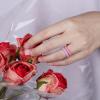Egnaro Silicone Wedding Ring for Women,Thin and Stackble Braided Rubber Wedding Bands,No-Toxic,Skin Safe(22-peach pink  Sunlight Yellow  Metallic Pearl White  Lilac Purple)