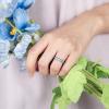 Egnaro Silicone Wedding Ring for Women,Thin and Stackble Braided Rubber Wedding Bands,No-Toxic,Skin Safe(25-Faint Red  Sunlight Yellow  Metallic Green  White  Nude  Whitepink  Black  Sky blue)
