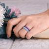 Egnaro Silicone Wedding Ring for Women,Thin and Stackble Braided Rubber Wedding Bands,No-Toxic,Skin Safe(E ( 8 Rings )-Sunlight Arctic Ice Green Mist Soybean Peach Pink orchid haze White Black C)