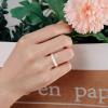 Egnaro Silicone Wedding Ring for Women,Thin and Stackble Braided Rubber Wedding Bands,No-Toxic,Skin Safe(SETN-White)