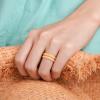 Egnaro Silicone Wedding Ring for Women,Thin and Stackble Braided Rubber Wedding Bands,No-Toxic,Skin Safe(SETT-Black  Marble  Rose Gold  Metal Rose Red  Light Red  Copper  Metal Pearl White  Starry Purple)