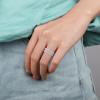 Egnaro Silicone Wedding Ring for Women,Thin and Stackble Braided Rubber Wedding Bands,No-Toxic,Skin Safe(SETU-Light Green  Black Green Flashing  Green Flashing  Pink Flashing  Purple  White  Pure Black  Rose Gold)