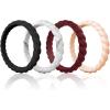 SETN-Black Marble Maroon Rose Gold