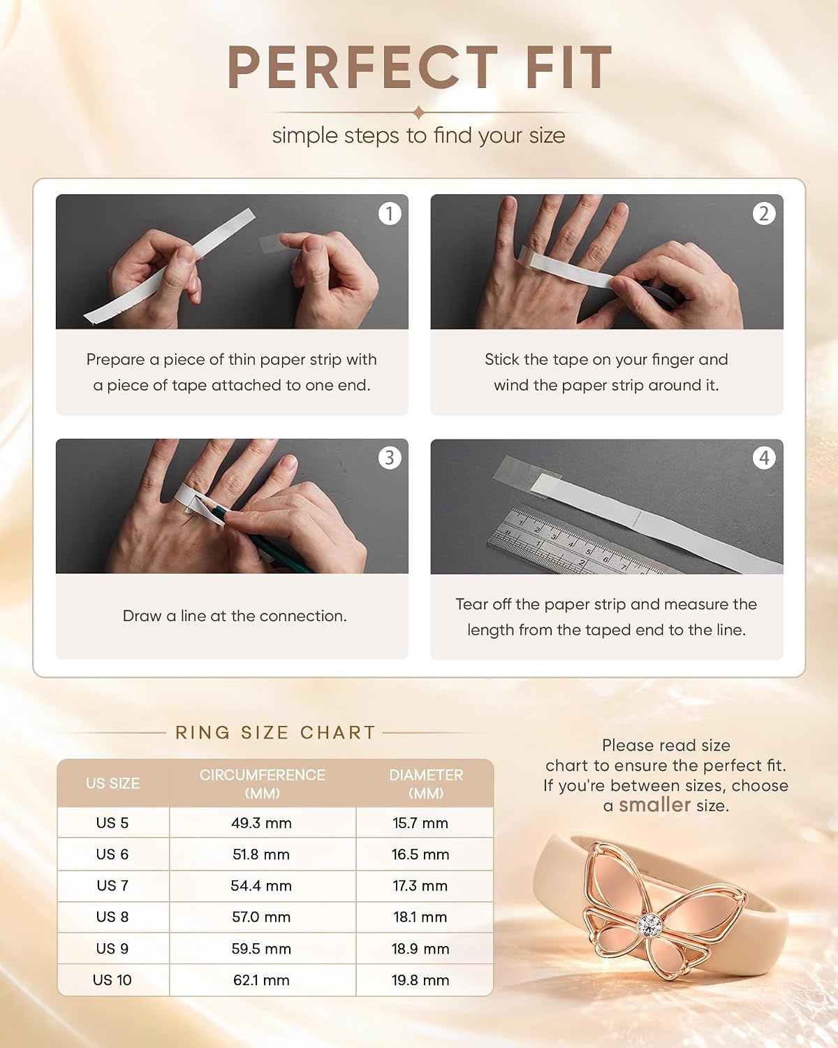 image:imageEgnaro Silicone Ring with Copper Alloy Butterfly Flexible Rubber Wedding Band Women Alternative to Traditional Metal Rings Ideal for Yoga Travel Work Daily Wear Gift for HerPACK B Black Metal Butterfly Rose Gold
