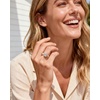 Egnaro Silicone Anniversary Ring with Stone – Cushion Cut Cubic Zirconia Solitaire Ring for Women, Flexible Rubber Wedding Band For Work Travel Daily Wear – Patented Design(SETA-Nude / Rose Gold)