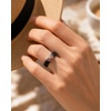 Egnaro Silicone Ring with Copper Alloy Butterfly, Flexible Rubber Wedding Band Women, Alternative to Traditional Metal Rings, Ideal for Yoga, Travel, Work, Daily Wear, Gift for Her(PACK B: Black / Metal Butterfly – Rose Gold)