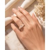 Egnaro Silicone Ring with Copper Alloy Daisy, Flexible Rubber Wedding Band Women, Alternative to Traditional Metal Rings, Ideal for Yoga, Travel, Work, Daily Wear, Gift for Her(PACK A: Nude / Metal Daisy – Rose Gold)