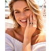 Egnaro Silicone Ring with Copper Alloy Daisy, Flexible Rubber Wedding Band Women, Alternative to Traditional Metal Rings, Ideal for Yoga, Travel, Work, Daily Wear, Gift for Her(PACK B: Black / Metal Daisy – Rose Gold)