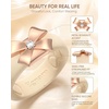 Egnaro Silicone Ring with Copper Alloy Bow, Flexible Rubber Wedding Band for Women, Alternative to Traditional Metal Rings, Ideal for Yoga, Travel, Work, Daily Wear, Gift for Her(PACK A: Nude / Metal Bow – Rose Gold)