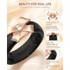 Egnaro Silicone Ring with Copper Alloy Bow, Flexible Rubber Wedding Band for Women, Alternative to Traditional Metal Rings, Ideal for Yoga, Travel, Work, Daily Wear, Gift for Her(PACK B: Black / Metal Bow – Rose Gold)